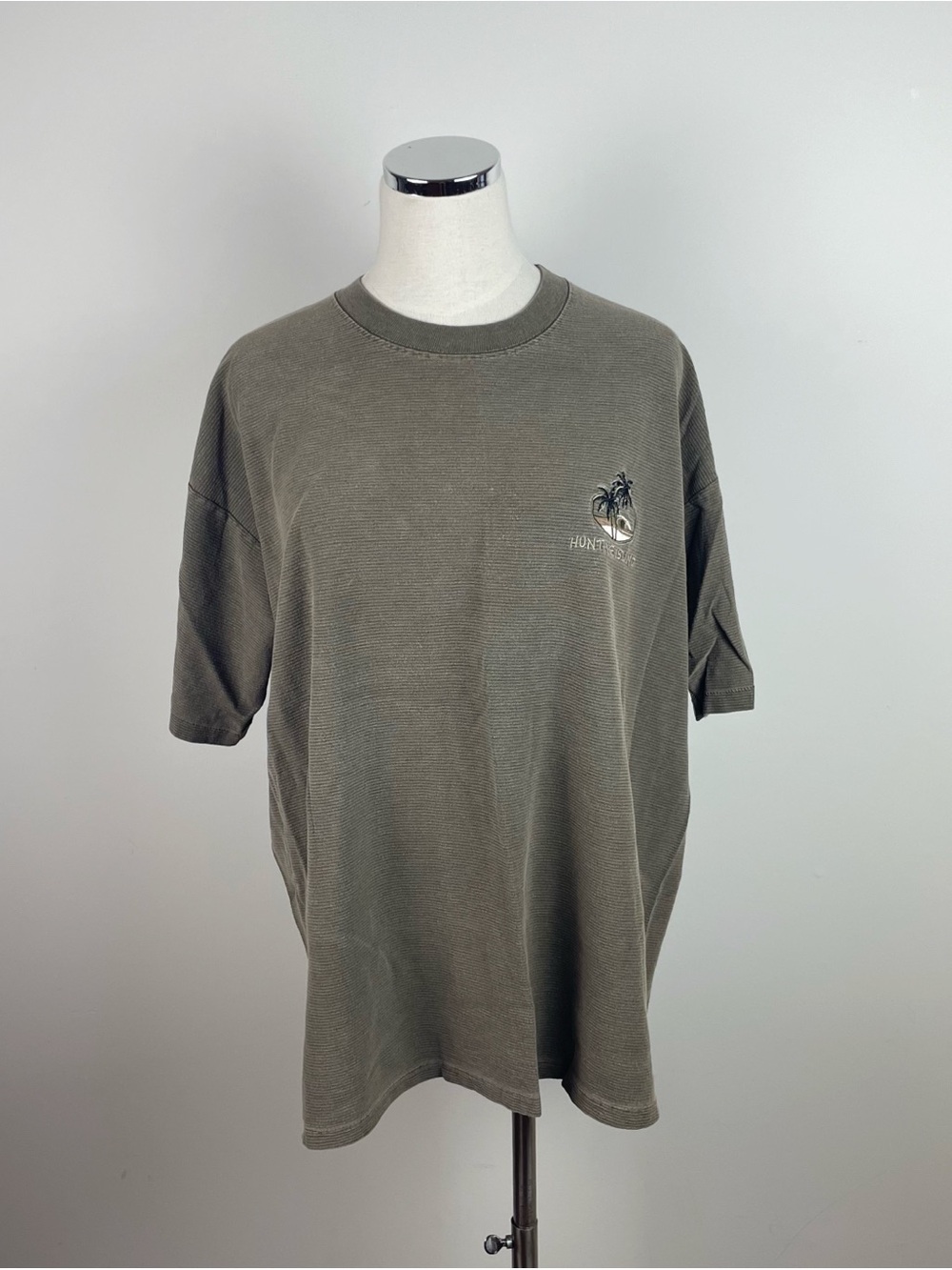 Vintage Lifestyle Resort Wear Brown Hunting Island Beach Tee Shirt Men XL USA
